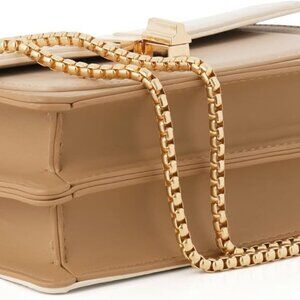 Color-Block Crossbody Bags for Women Leather Cross Body Purses Cute Designer Han